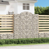 Cestas Vidaxl Schans 2 st 200x30x220 240 cm de hierro