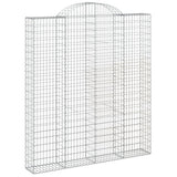 VidaXL Schans baskets 7 st vaulted 200x30x220 240 cm iron