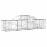 Vidaxl Schans baskets 5 st vaulted 200x50x40 60 cm galvanized iron