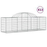 Vidaxl Schans Koše 13 St. Klenato 200x50x60 80 cm galvanizované železo