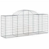 Cestas Vidaxl Schans 3 st 200x50x80 100 cm de hierro galvanizado