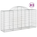 Vidaxl Schans Cesti 3 a volta a volta 200x50x100 120 cm