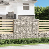 Vidaxl Schans kurve 9 st hvælvede 200x50x180 200 cm jern