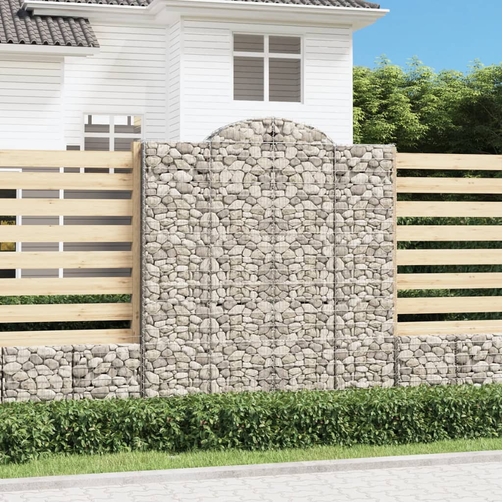 Cestas Vidaxl Schans 2 st 200x50x220 240 cm de hierro