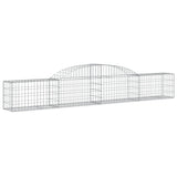 Vidaxl Schans baskets 5 st vaulted 300x30x40 60 cm galvanized iron