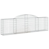 Vidaxl Schans baskets 5 st vaulted 300x30x80 100 cm galvanized iron