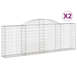 Vidaxl Schans Baskets 2 ST Krandoval 300x30X100 120 cm železo