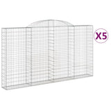 Vidaxl Schans baskets 5 st vaulted 300x30x160 180 cm iron