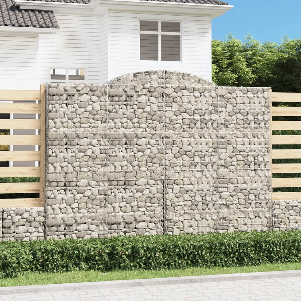 Cestas Vidaxl Schans 3 st 300x30x220 240 cm de hierro