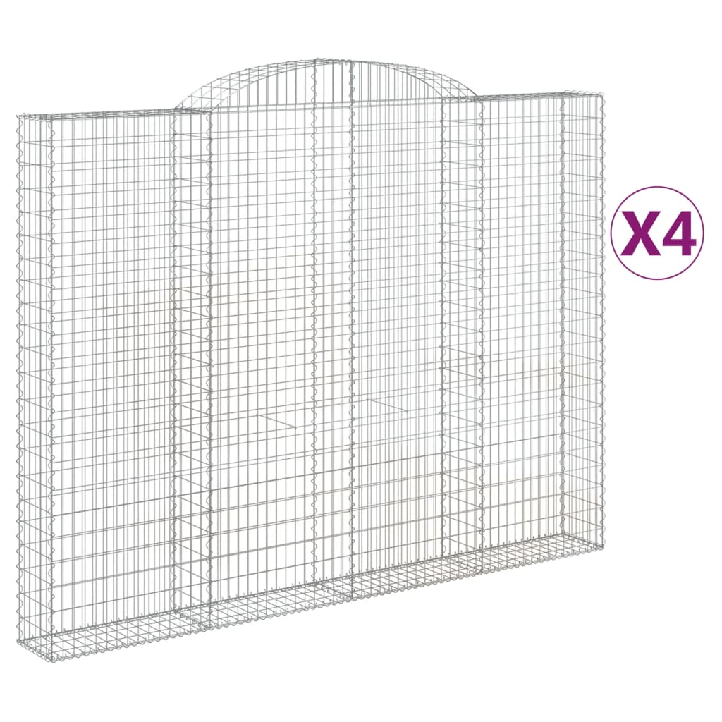 BIDAXL SCHANS BASKETS 4 ST VALVED 300X30X220 240 CM JÄRN