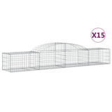 Vidaxl Schiags Kuerf 15 St Vaulted 300x5040 60 cm Galavaniséiert Eisen