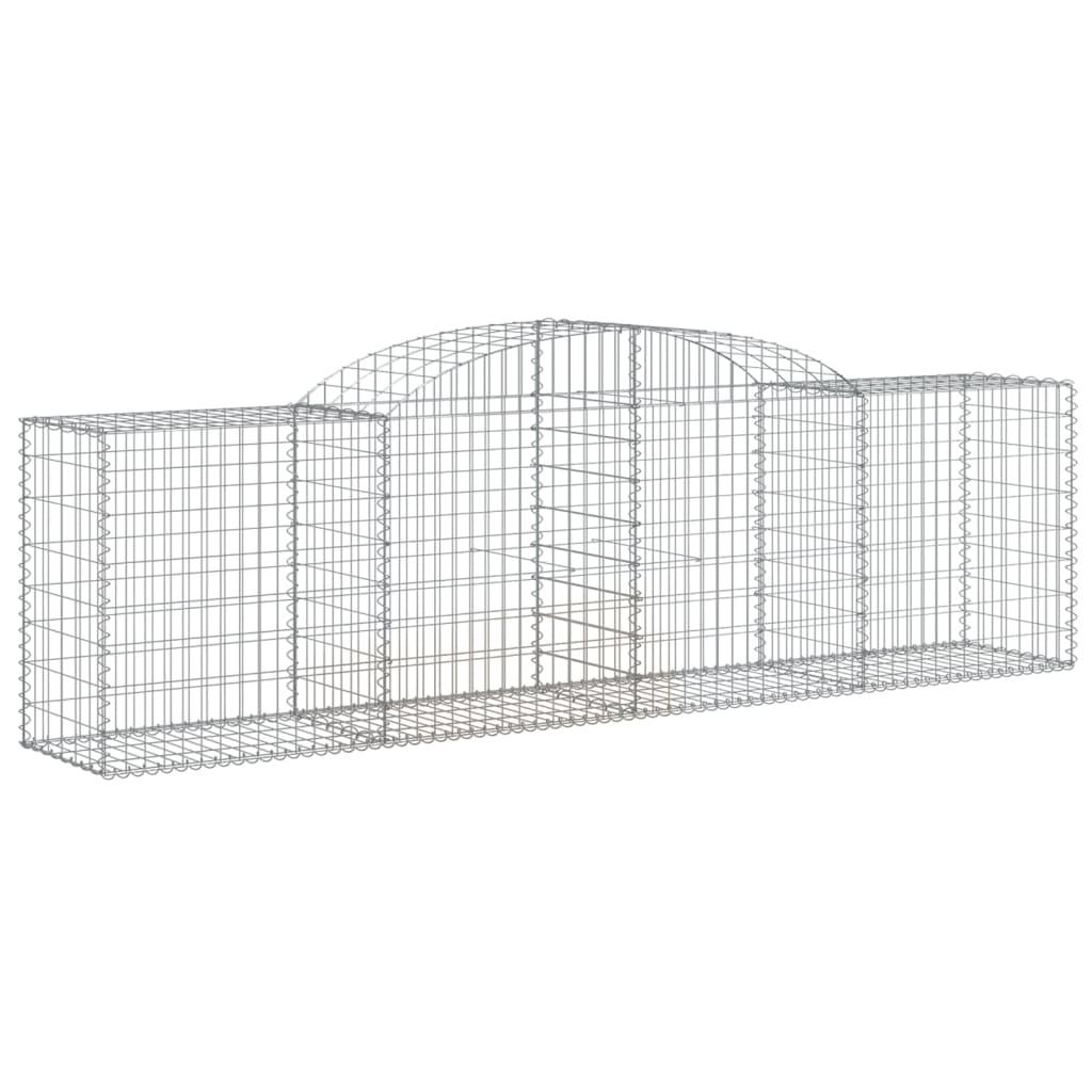 Cestas Vidaxl Schans 4 st 300x50x80 100 cm de hierro galvanizado