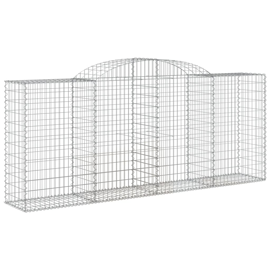 Vidaxl Schiags Kuerf 2 St Vaulted 300x50x120 cm Eisen