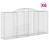 VidaXL Schans baskets 6 st vaulted 300x50x140 160 cm iron