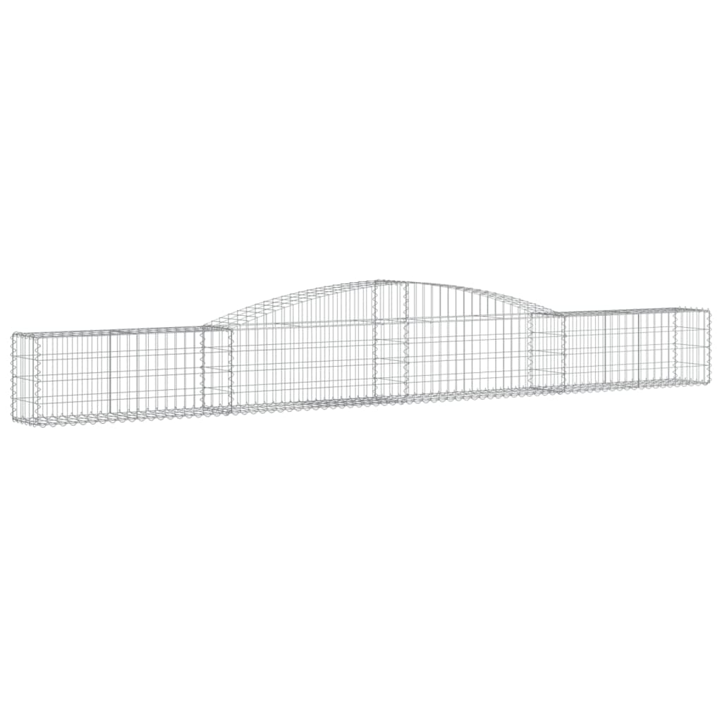 Vidaxl Schans Pankets 6 ST Voûté 400x30x40 60 cm fer