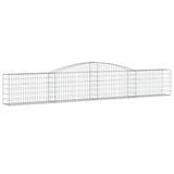 VidaXL Schans baskets 4 st vaulted 400x30x60 80 cm iron