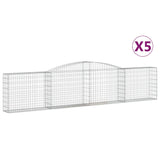 Vidaxl Schans Körbe 5 ST Gewölbe 400x30x80 100 cm Eisen