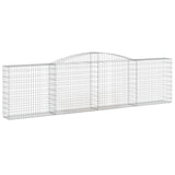 VidaXL Schans baskets 6 st vaulted 400x30x100 120 cm iron