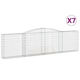 Vidaxl Schiad Kuerf 7 St Vaulted 400x30x100 120 cm Eisen