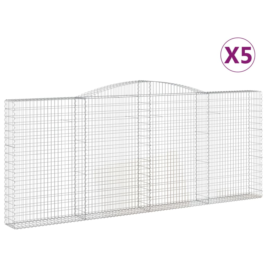 Vidaxl Schiags Kuerf 5 St Vauxed 400x30X160 180 cm Eisen