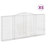 Vidaxl Schans Pankets 5 ST Voûté 400x30x180 200 cm fer