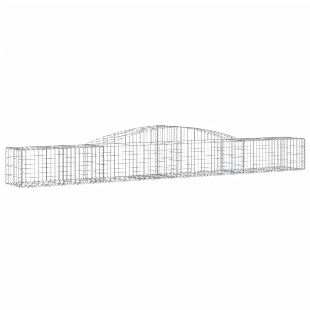 VidaXL Schans baskets 5 st vaulted 400x50x40 60 cm iron