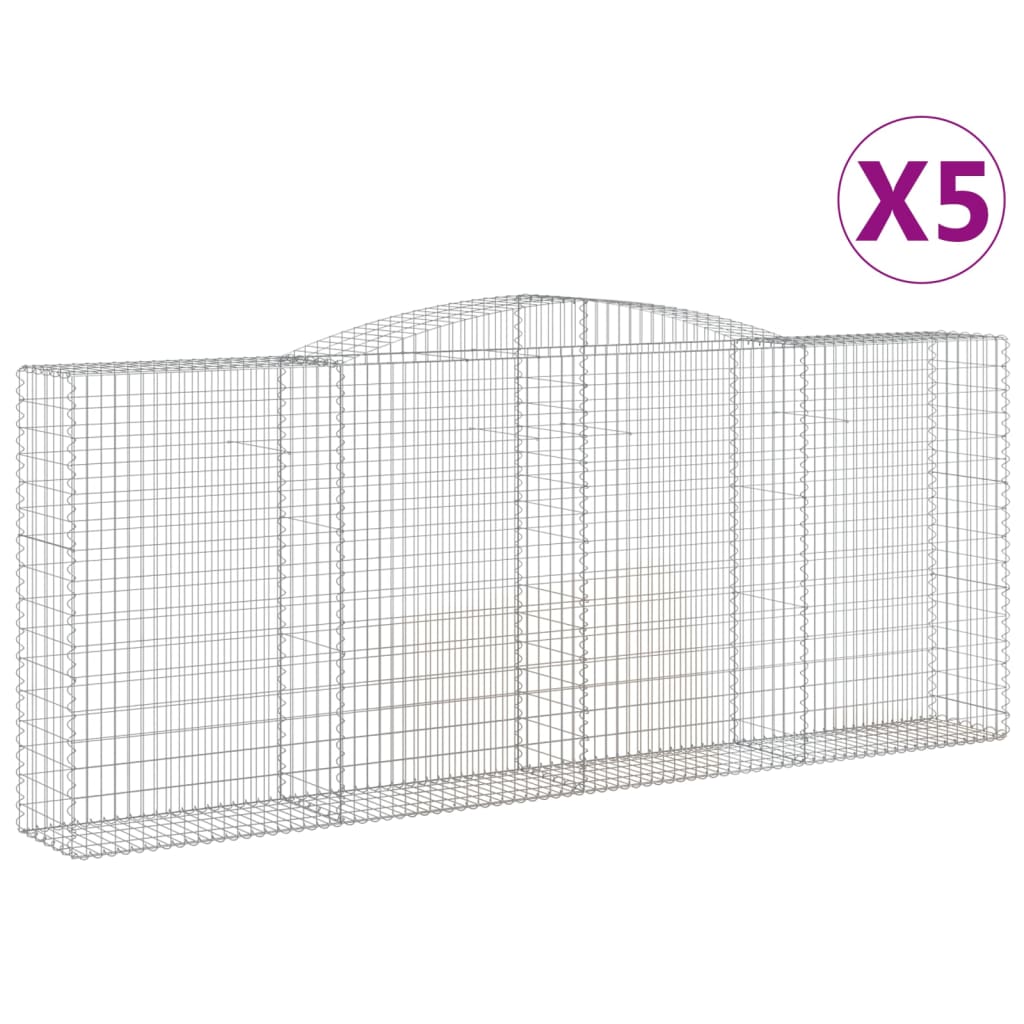 Vidaxl Schans Cesti 5 a volta 400x50x160 da 180 cm