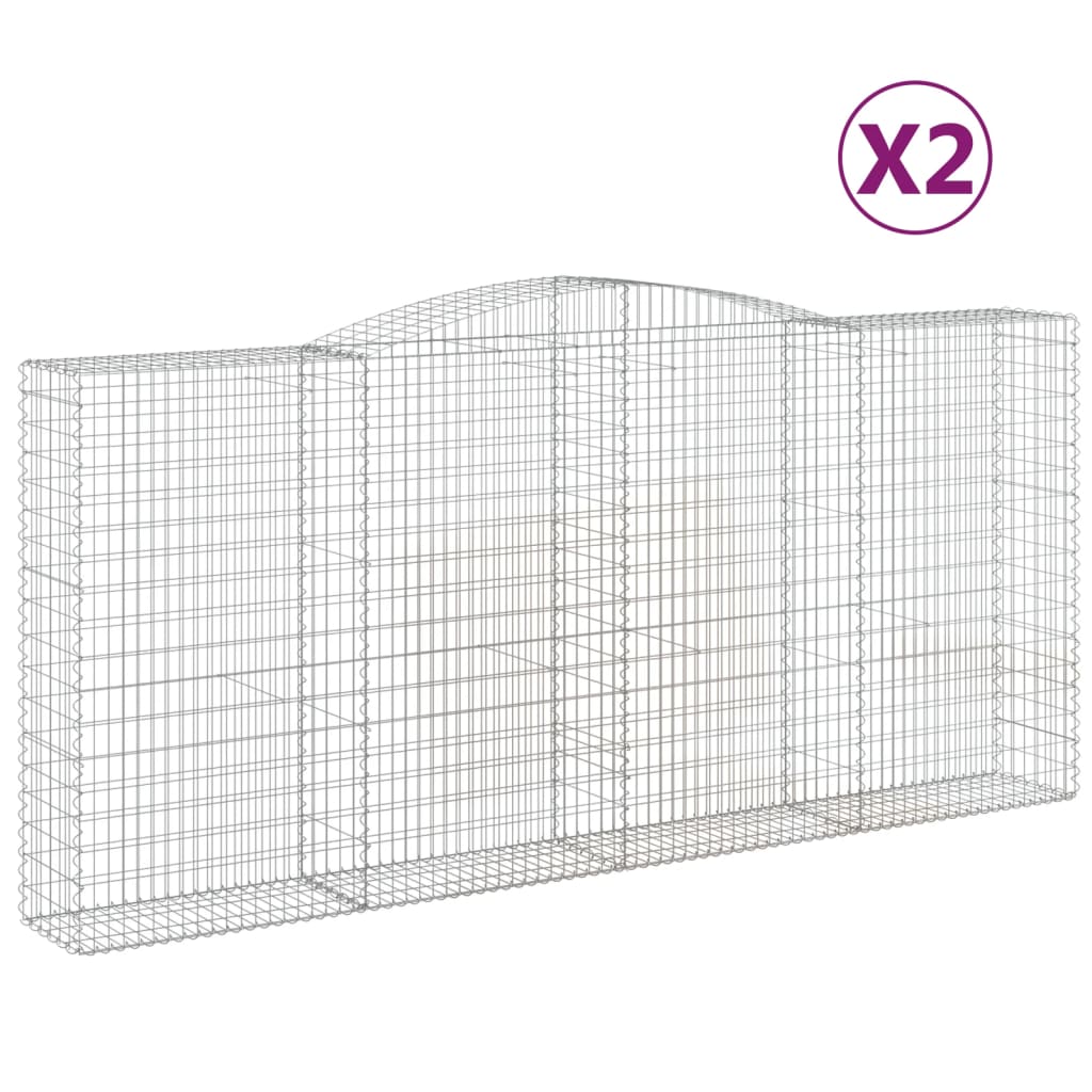 Vidaxl Schans Cesti 2 a volta 400x50x180 200 cm