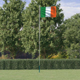 Flag Vidaxl con flagpole Ireland 6.23 M Alluminio