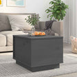 Vidaxl salontafel 40x50x35 cm massief grenenhout grijs