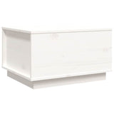 Vidaxl salontafel 60x50x35 cm massief grenenhout wit