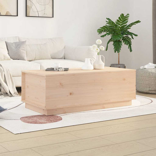 Vidaxl salontafel 100x50x35 cm massief grenenhout