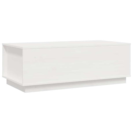 Vidaxl salontafel 100x50x35 cm massief grenenhout wit