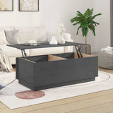 Vidaxl salontafel 100x50x35 cm massief grenenhout grijs