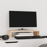 Vidaxl monitor stoji trden bor 50x27x10 cm