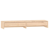 Vidaxl Monitor Standard 100x27x15 cm Solid Pine