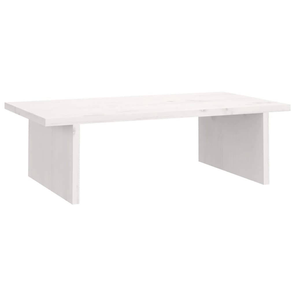 Vidaxl Monitor stands 50x27x15 cm Solid pine white