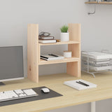 Vidaxl Monitor Stand (39-72) x17x43 cm Pino solido