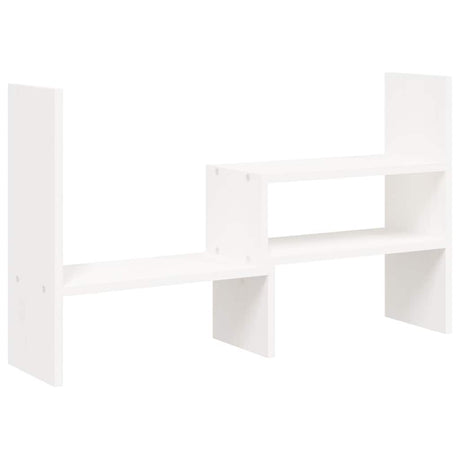 Vidaxl monitorstandaard (39-72)x17x43 cm massief grenenhout wit