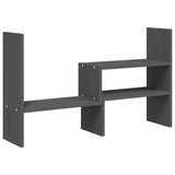 Vidaxl Monitor Stand (39-72) x17x43 cm Festkiefergrau grau