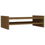 Vidaxl Monitor stands 50x27x15 cm Solid pine honey brown