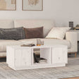 Vidaxl salontafel 110x50x40 cm massief grenenhout wit