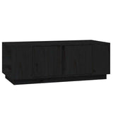 Vidaxl salontafel 110x50x40 cm massief grenenhout zwart