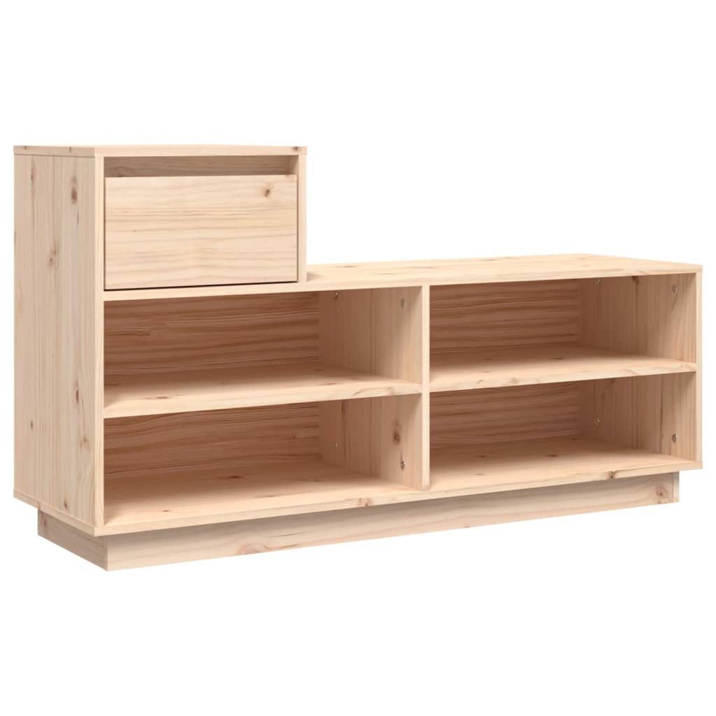 VidaXL shoe cabinet 110x34x61 cm solid pine