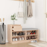 VidaXL shoe cabinet 110x34x61 cm solid pine