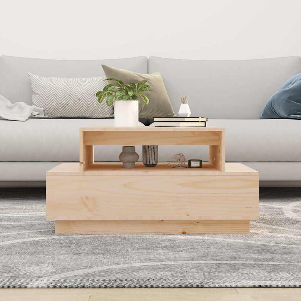 Vidaxl salontafel 80x55x40,5 cm massief grenenhout