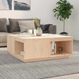 Vidaxl salontafel 100x101x40,5 cm massief grenenhout