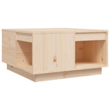 Vidaxl salontafel 60x61x32,5 cm massief grenenhout
