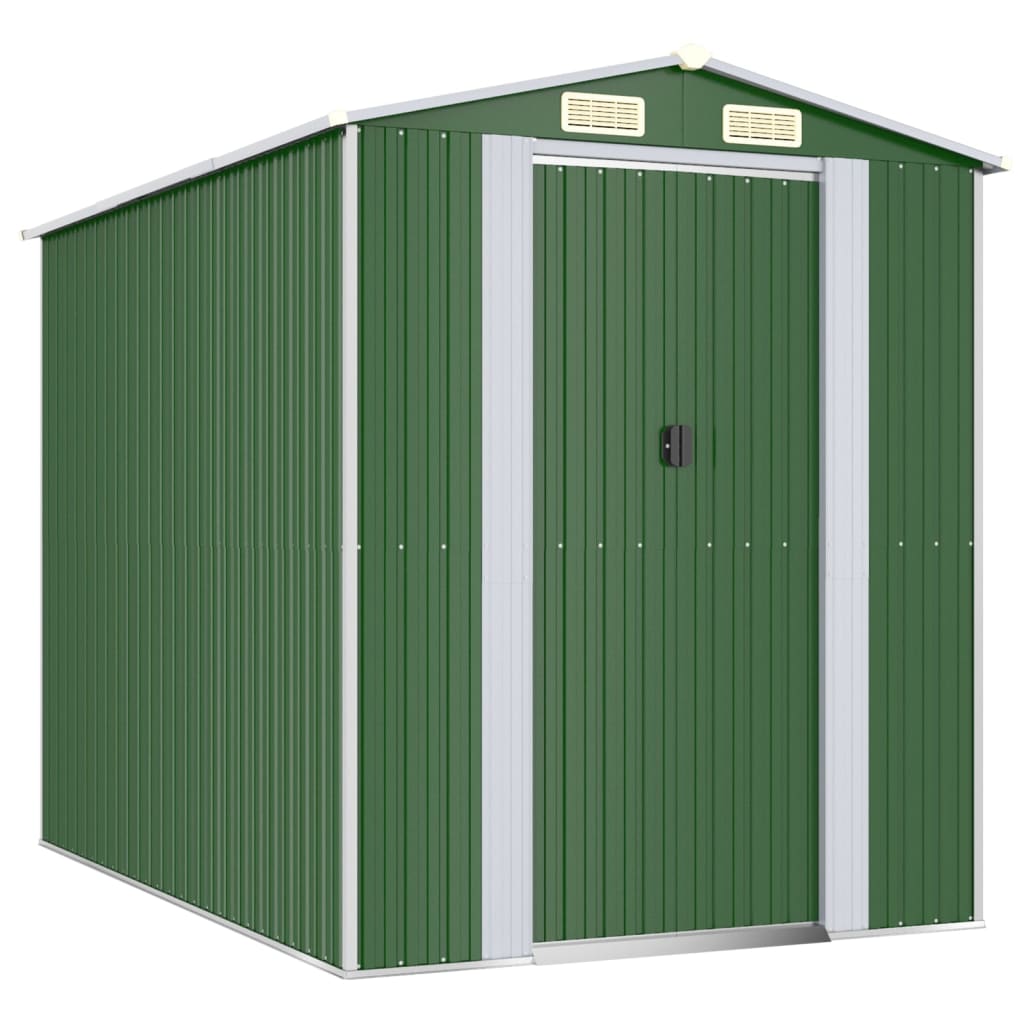 Vidaxl Garden Shed 192x274x223 cm galwanizowany stalowy zielony