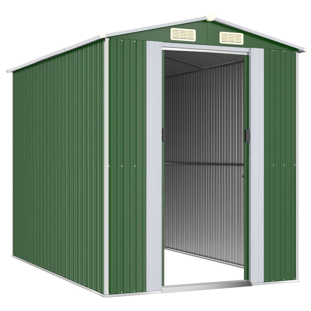 Vidaxl Garden Shed 192x274x223 cm galwanizowany stalowy zielony